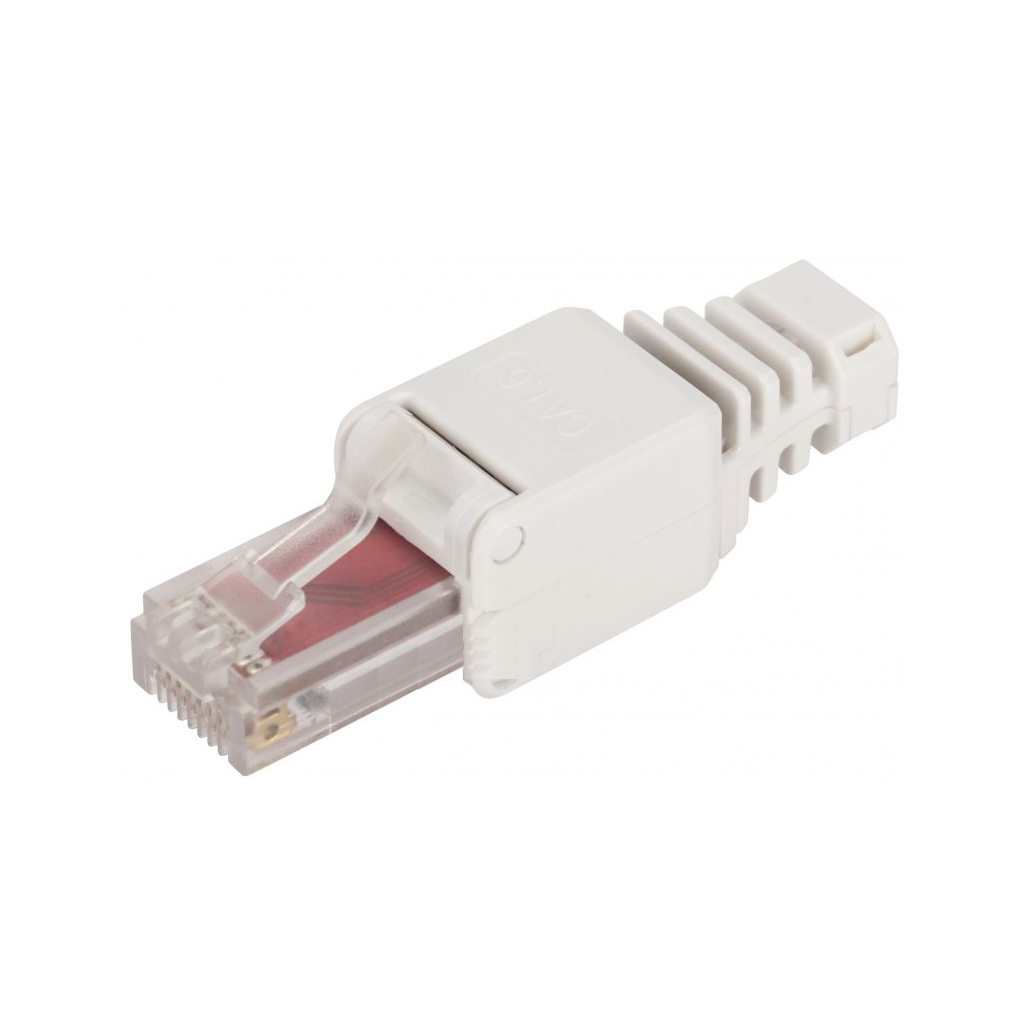 Конектор RJ45 cat.6 UTP 8P8C, безінструментальний, 1шт Kingda (KD-PGU8054-C6)