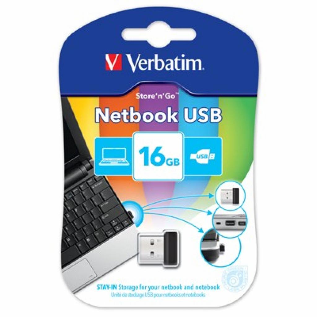 USB флеш накопичувач Verbatim 16Gb Store 'n' Go Netbook (43941)