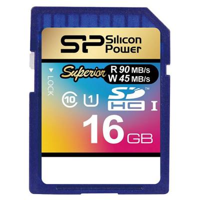 Карта пам'яті Silicon Power 16GB SDHC Class10 UHS-I U1 (SP016GBSDHCU1V10)