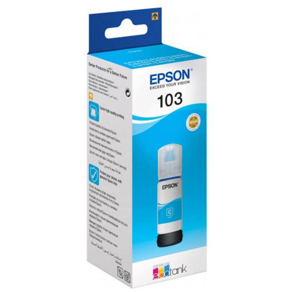 Контейнер з чорнилом Epson 103 Cyan (C13T00S24A)