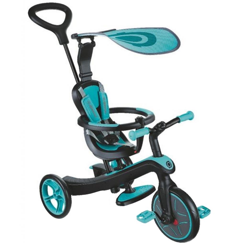 Дитячий велосипед Globber EXPLORER TRIKE 4в1 бірюзовий (632-105)