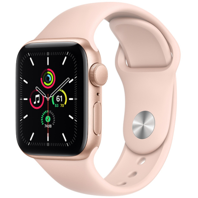 Смарт-годинник Apple Watch SE GPS, 40mm Gold Aluminium Case with Pink Sand Sport (MYDN2UL/A)