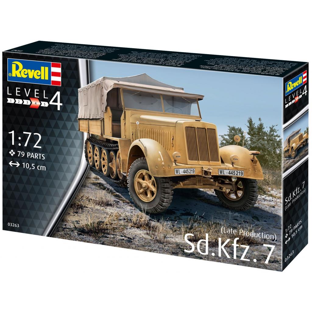 Збірна модель Revell Тягач-транспортер Sd.Kfz. 7 (Німеччина, 1944-45 Uг.), 1:72 (03263)