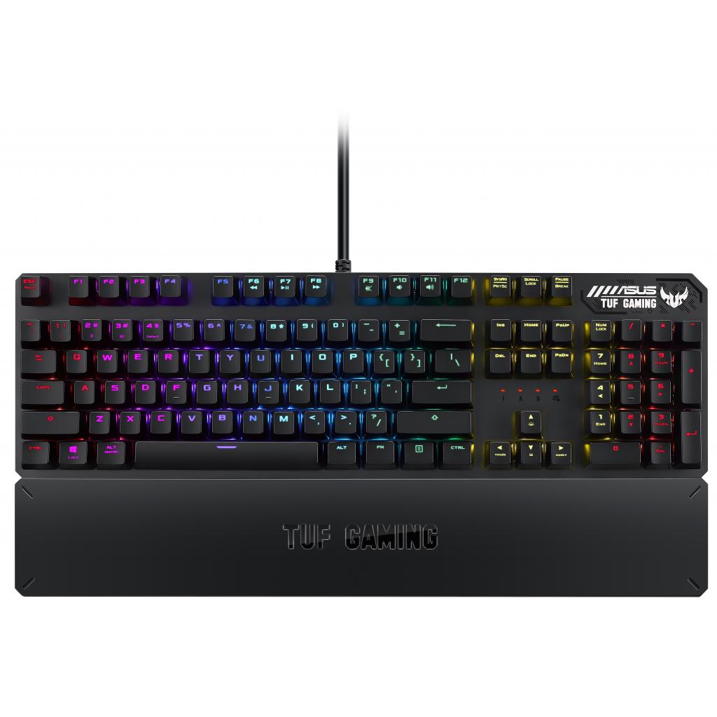 Клавіатура ASUS TUF Gaming K3 Kailh Red Switches USB Black (90MP01Q0-BKRA00)