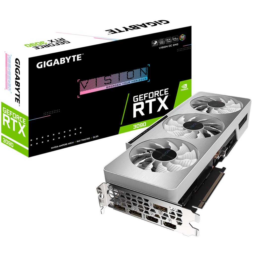 Відеокарта GIGABYTE GeForce RTX3090 24Gb VISION OC (GV-N3090VISION OC-24GD)