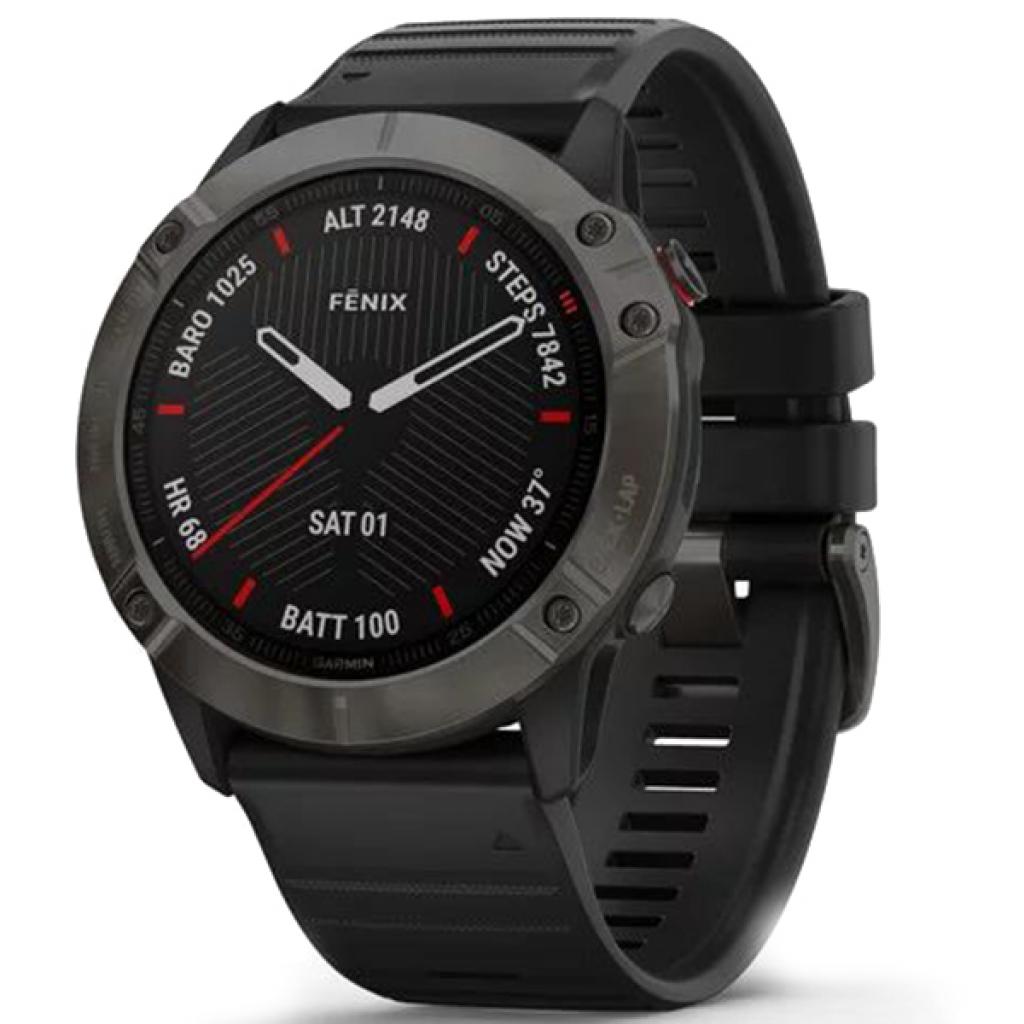 Смарт-годинник Garmin fenix 6X Pro and Sapphire editions, Sapphire, Carbon Gray D (010-02157-11)