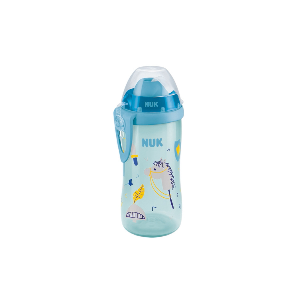 Поїльник-непроливайка Nuk First Choice Flexi Cup із силіконовою трубочкою 300 мл бірюз (3954044)