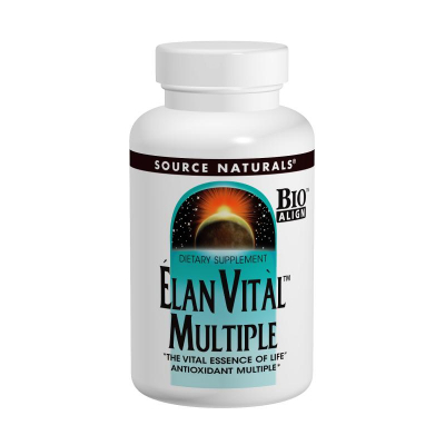 Мультивітамін Source Naturals Мультивітаміни, Elan Vital, 60 таблеток (SN0059)