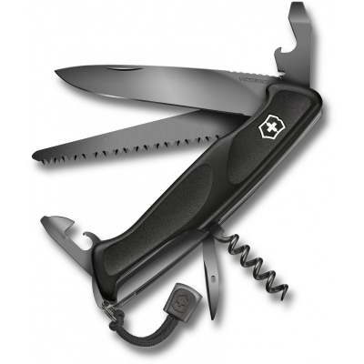 Ніж Victorinox RangerGrip 55 Onyx Black (0.9563.C31P)