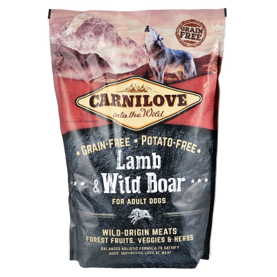 Сухий корм для собак Carnilove Adult Lamb and Wild Boar 1.5 кг (8595602508938)