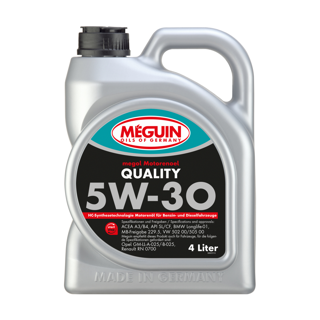 Моторна олива Meguin QUALITY SAE 5W-30 4л (9027)