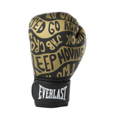 Боксерські рукавички Everlast Spark Boxing Gloves 919580-70-8112 чорний/золотий 12 oz (009283613303)