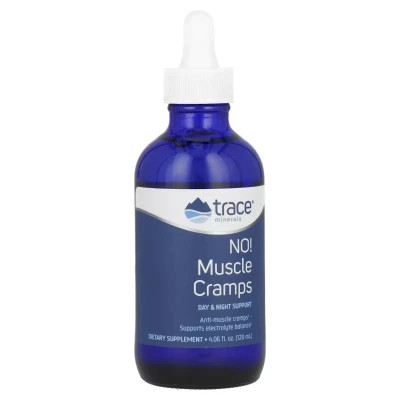 Мінерали Trace Minerals Порятунок від м'язових судом, No! Muscle Cramps, 120 мл (TMR-00343)