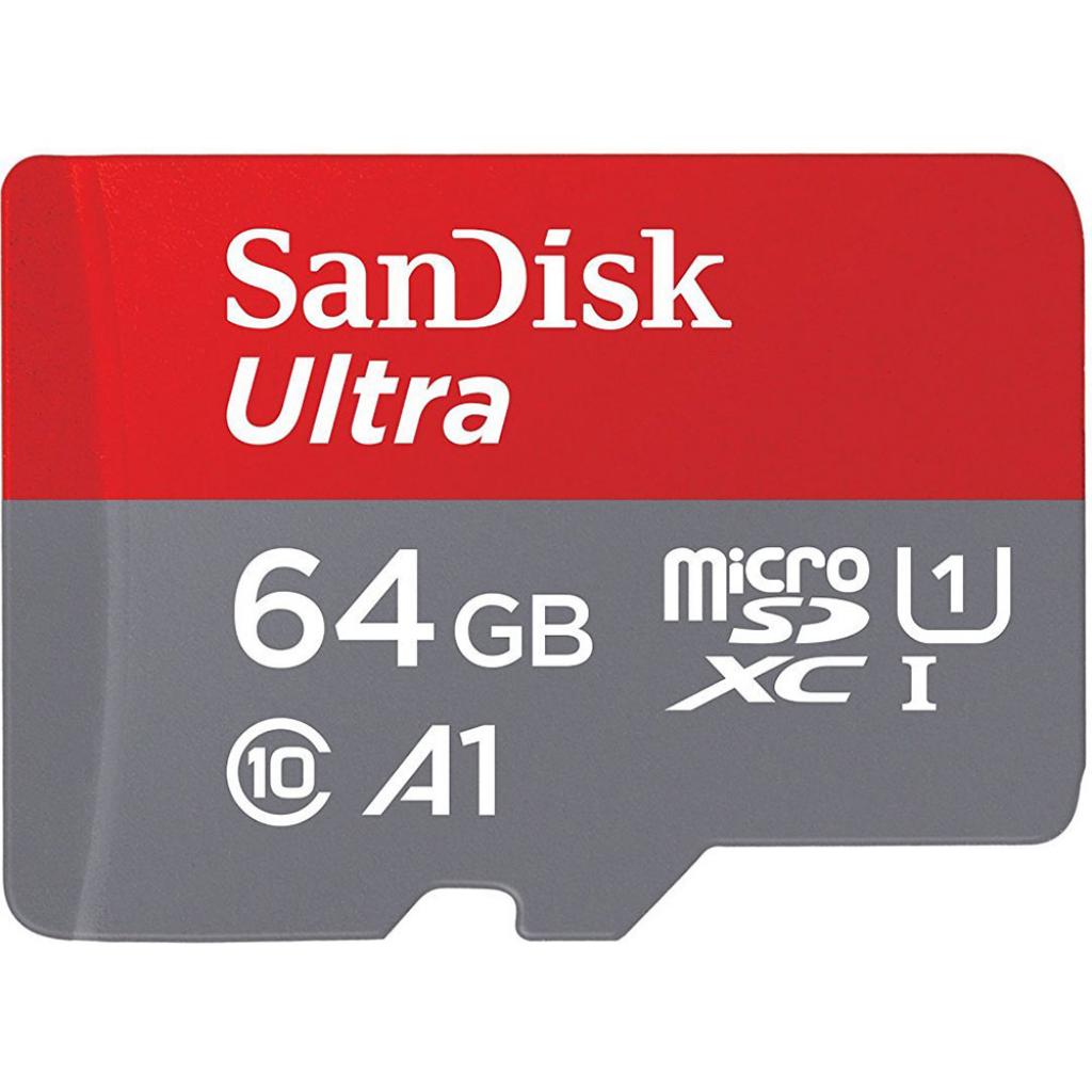 Карта пам'яті SanDisk 64GB microSDXC class 10 UHS-I (SDSQUAR-064G-GN6MN)