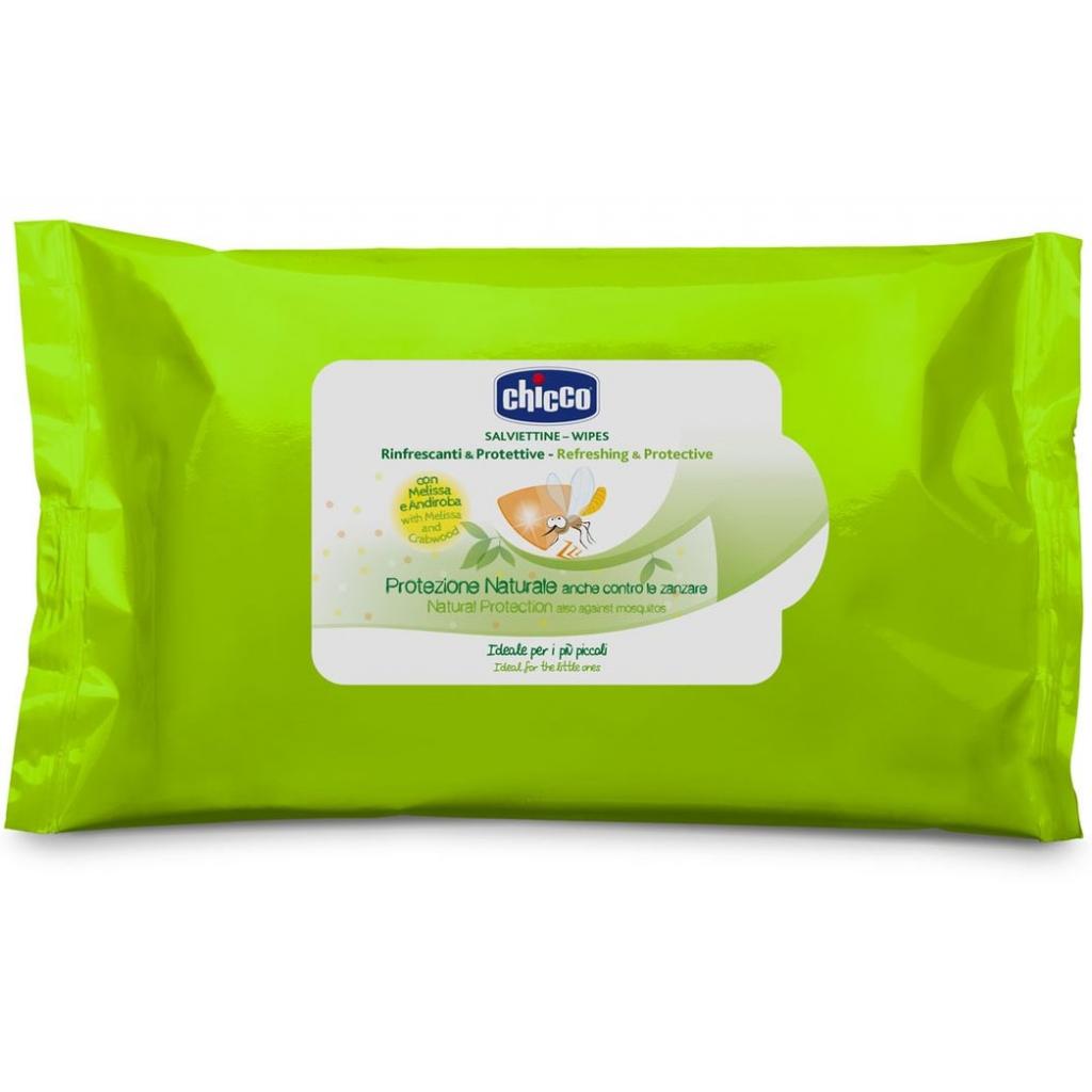 Дитячі вологі серветки Chicco Anti-Mosquito 20 шт (09569.00)