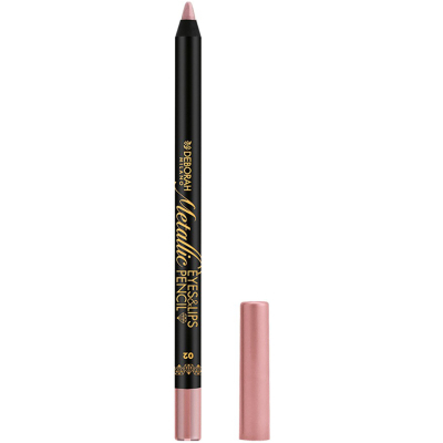 Олівець для очей Deborah Metallic Eyes&Lips Pencil 02 - Metallic Rose (8009518320824)