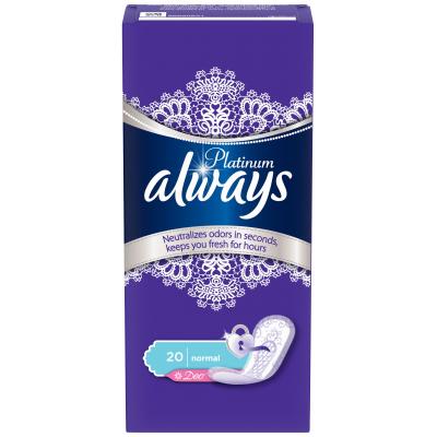 Щоденні прокладки Always Platinum Collection Deo Normal 20 шт (4015400481072)