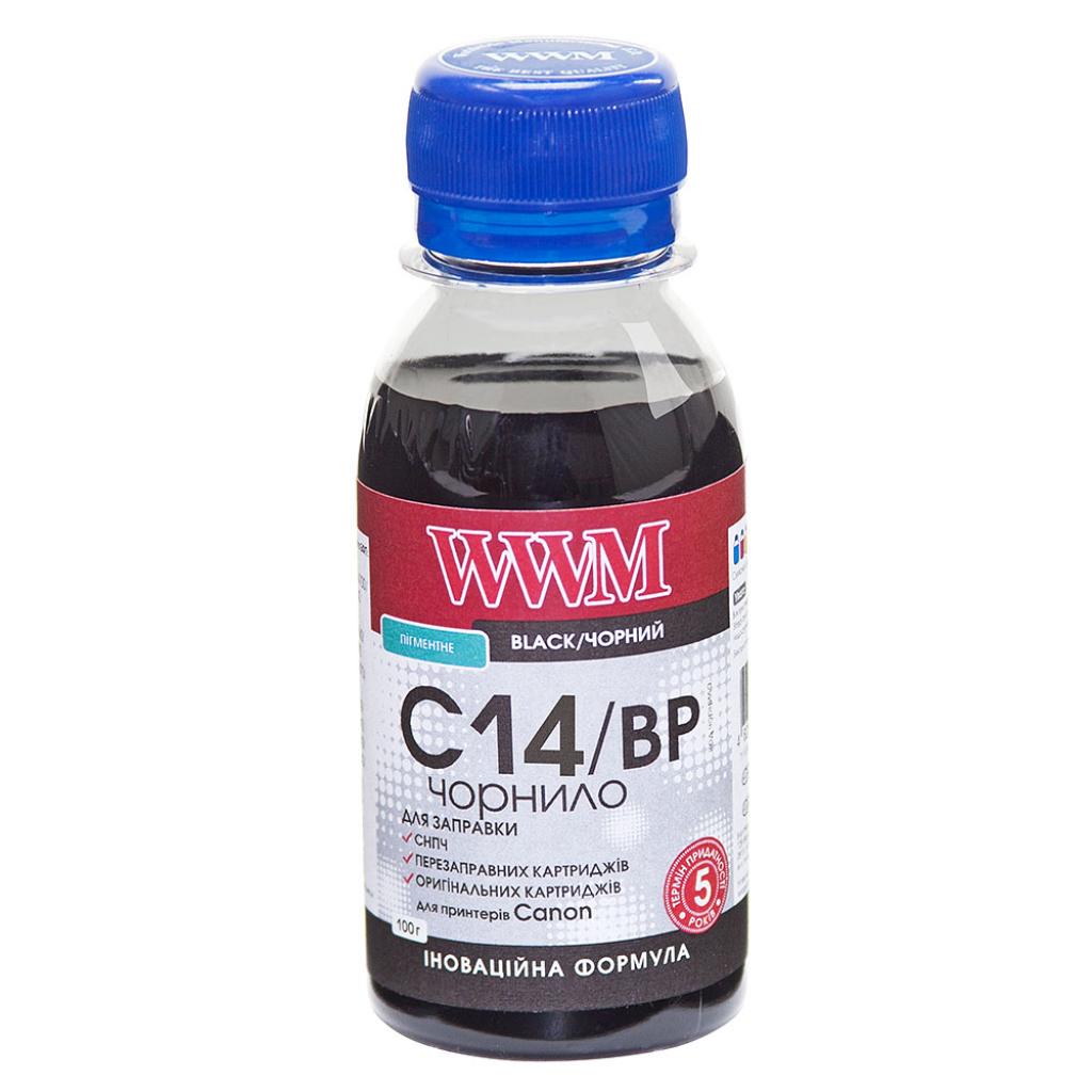 Чорнило WWM CANON PGI-450/PGI-470 100г Black Pigment (C14/BP-1)