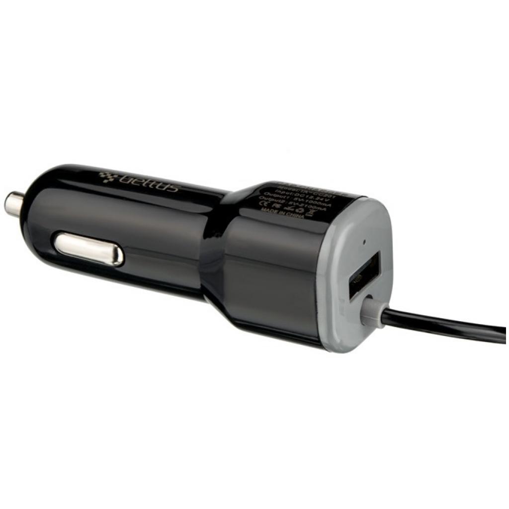 Зарядний пристрій Gelius Ultra Edition USB + MicroUSB 1A Black 1.2m (51975)