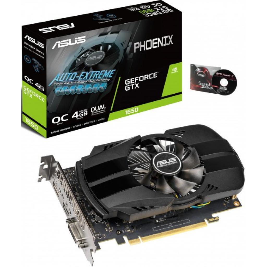 Відеокарта ASUS GeForce GTX1650 4096Mb PHOENIX (PH-GTX1650-4G)