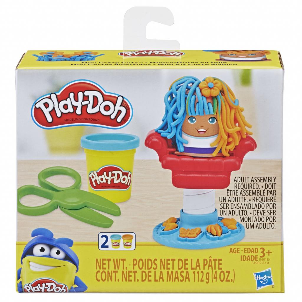 Набір для творчості Hasbro Play-Doh Mini Улюблені набори в мініатюрі Божевільні зачіски (E4902_E4918)