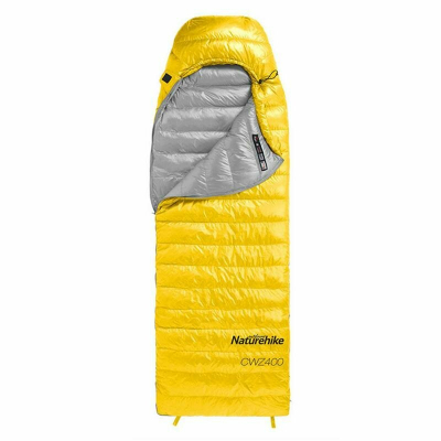 Спальний мішок Naturehike CWZ400 NH19W400-Z 550FP 90 Goose Down Yellow (6927595765364)