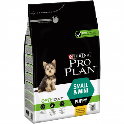 Сухий корм для собак Purina Pro Plan Dog Small&Mini Puppy з куркою і рисом 3 кг (7613035114340)