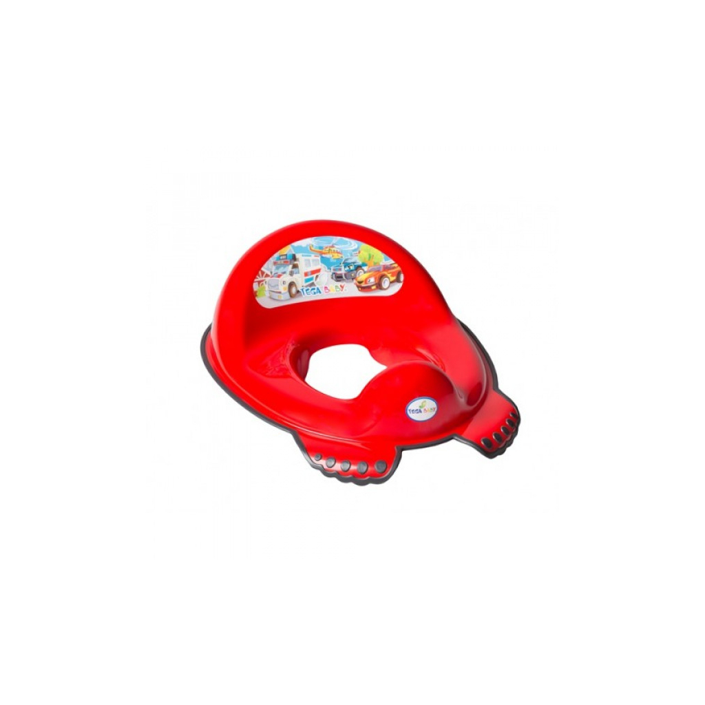 Накладка на унітаз Tega Baby Cars CS-002 антиковзна Red (Tega CS-002 red)