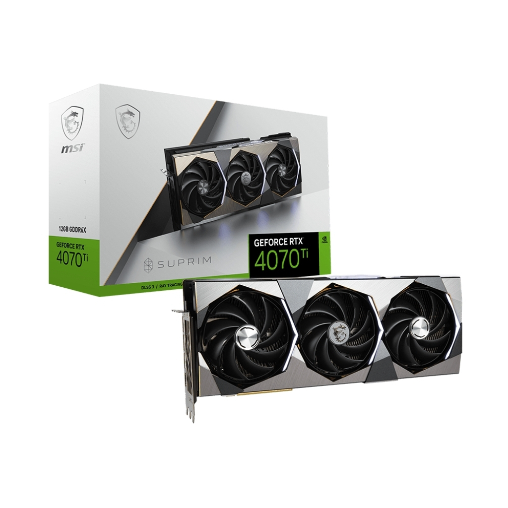 Відеокарта MSI GeForce RTX4070Ti 12Gb SUPRIM SE (RTX 4070 Ti SUPRIM SE 12G)