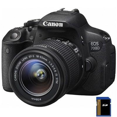 Цифровий фотоапарат Canon EOS 700D 18-55 IS STM kit (8596B031)