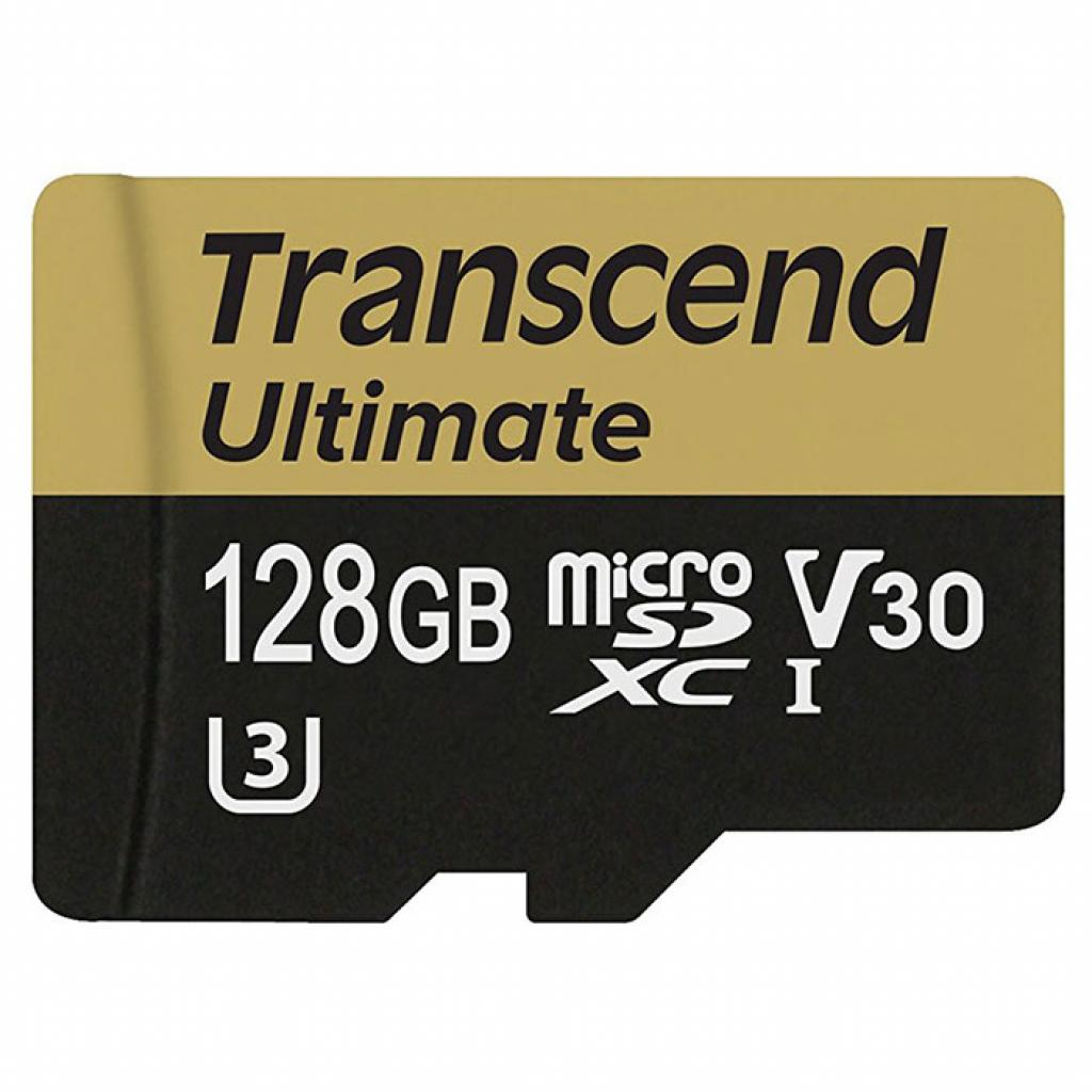 Карта пам'яті Transcend 128GB microSDXC UHSI U3 MLC (R95,W60MB/S) (TS128GUSDU3M)