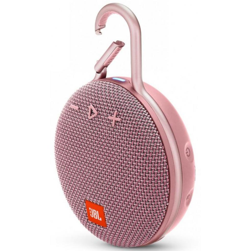 Акустична система JBL Clip 3 Pink (JBLCLIP3PINK)