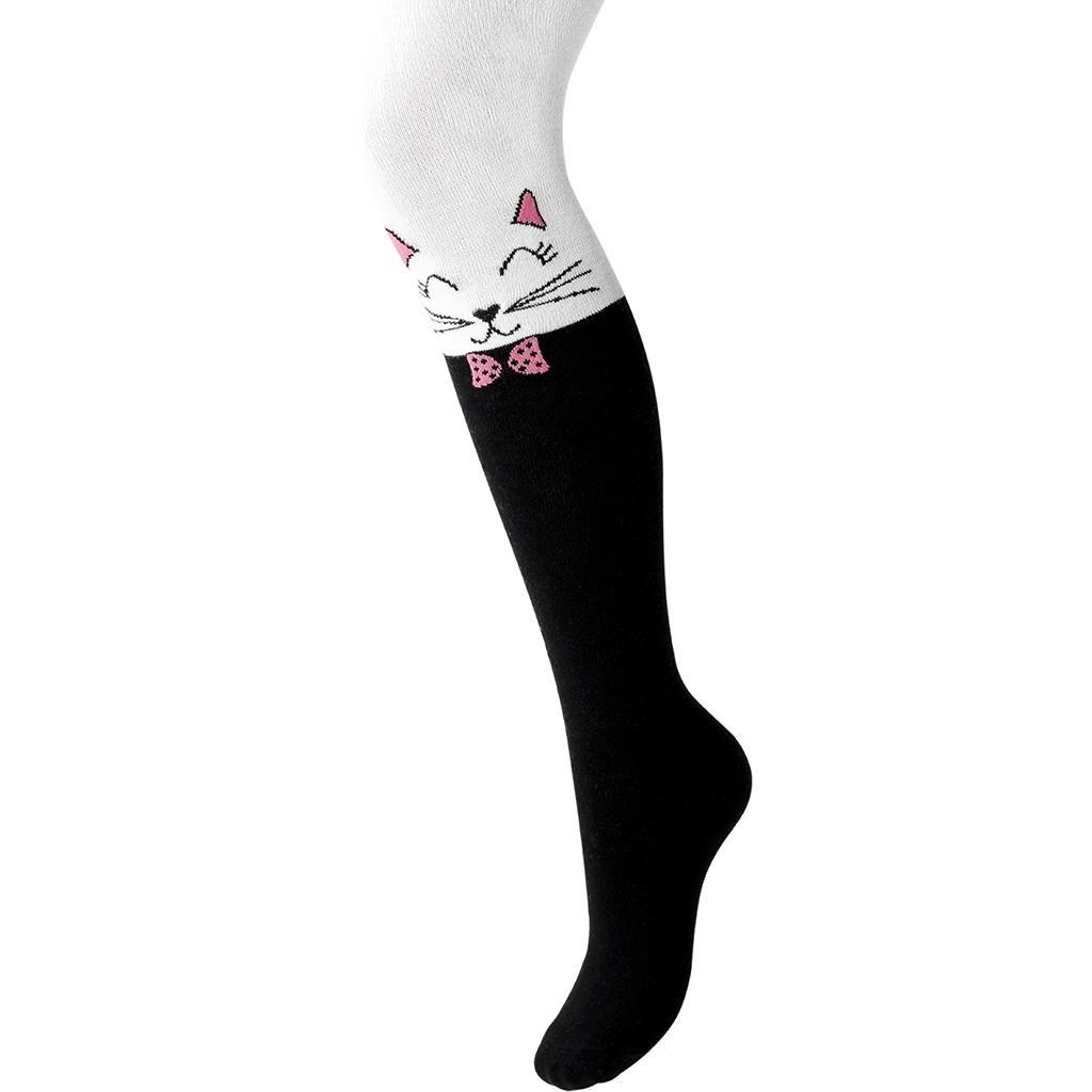 Колготки UCS Socks з котиками (M0C0301-1275-3G-whiteblack)