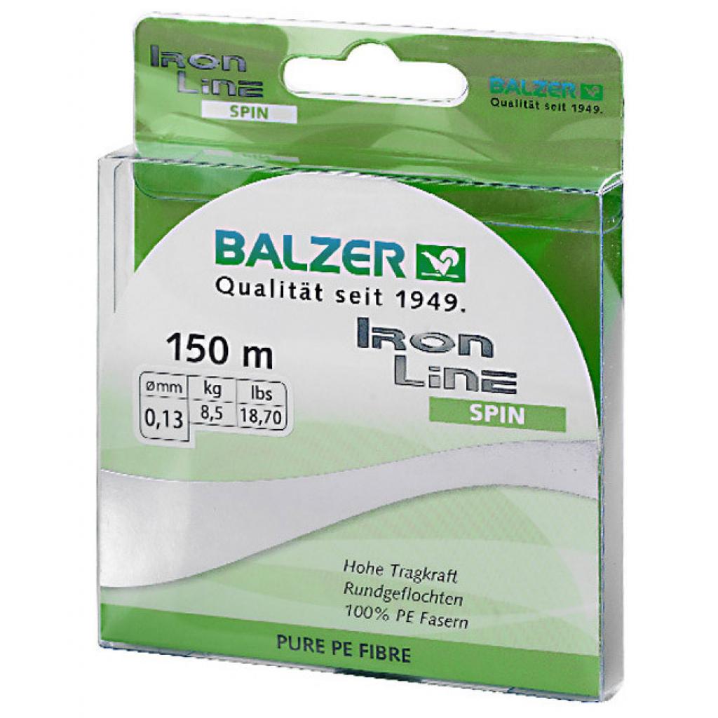 Шнур Balzer Iron Line 4x Chartreuse 150м 0.16мм 10,2кг (салатовый) (12632 016)