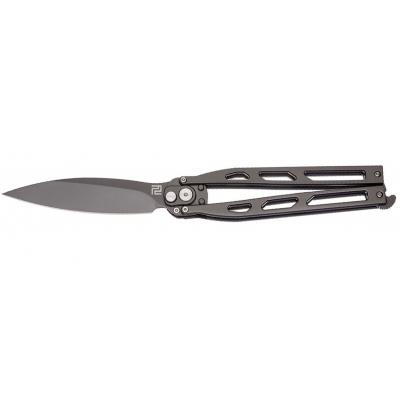 Ніж Artisan Kinetic Balisong Small, D2, Steel Black (1823PLS-BK)