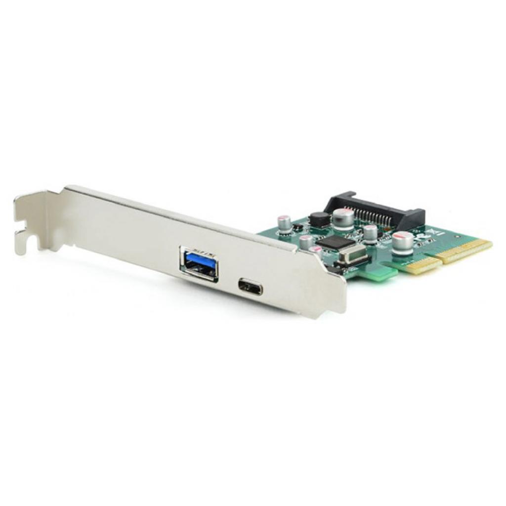 Контролер PCI-Express to 1 USB+Type-C 3.1 Gembird (PEX-U31-01)