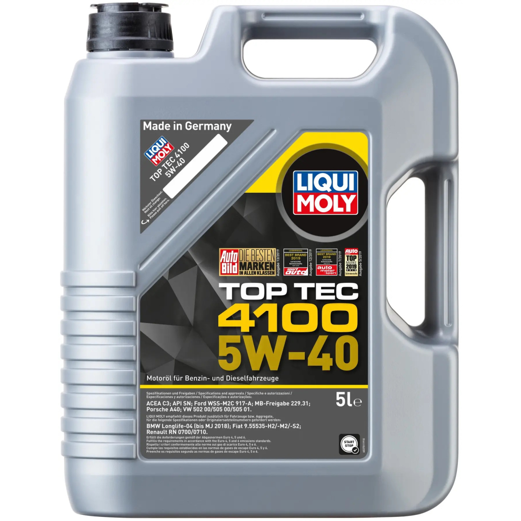 Моторна олива Liqui Moly Top Tec 4100 5W-40 5л (LQ 7501)