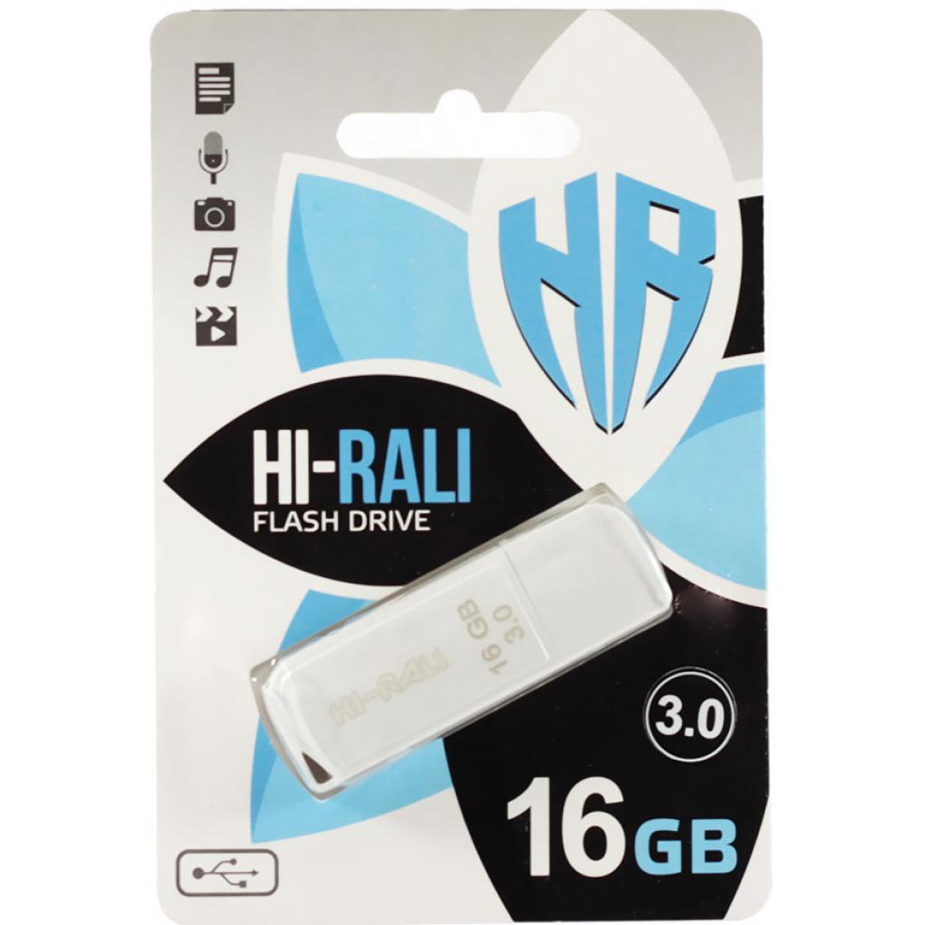 USB флеш накопичувач Hi-Rali 16GB Taga Series White USB 3.0 (HI-16GB3TAGWH)