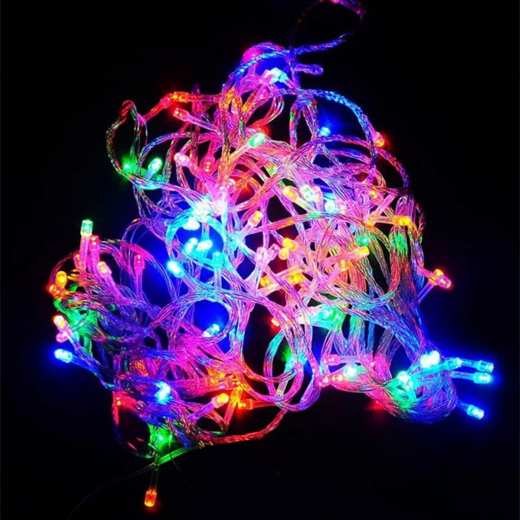 Гірлянда Novogod`ko нитка, 100 LED, Color, 5 м, мерехтіння (973765)