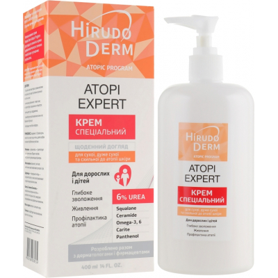 Крем для тіла Hirudo Derm Atopic Program Аtopi Expert 400 мл (4820160038134)