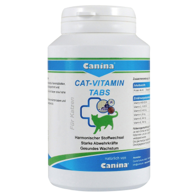 Вітаміни для котів Canina Cat-Vitamin Tabs 125 г/250 шт (4027565210329)