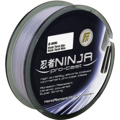 Волосінь Lineaeffe FF Ninja Cast 0.185мм 250м. FishTest-5,80кг серая (3700818)