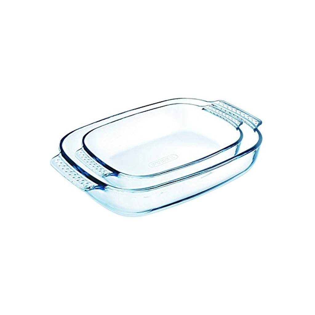 Форма для випікання Pyrex Classic прямокутна набір 2 шт 2.6 л 1.9 л (912S967/7045)