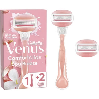 Бритва Gillette Venus Comfortglide Spa Breeze з 2 змінними картриджами (7702018322862)