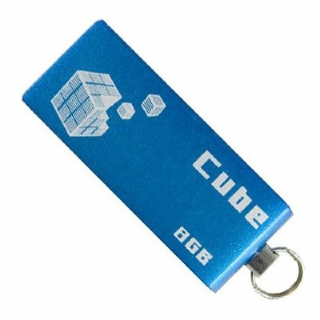 USB флеш накопичувач Goodram 8Gb Cube blue (PD8GH2GRCUBR9)