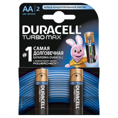 Батарейка Duracell AA TURBO MAX LR06 * 2 (5000394069183 / 81546724)