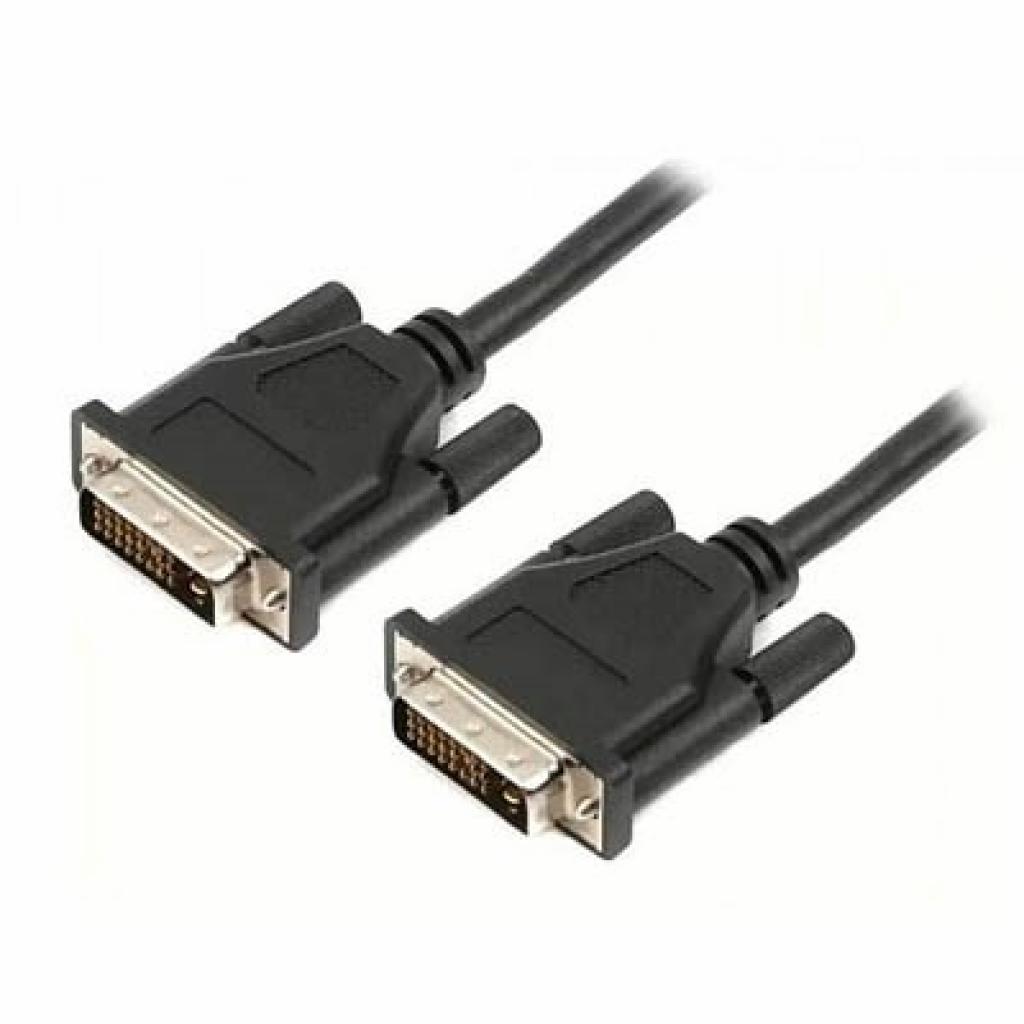 Кабель мультимедійний DVI to DVI 24+1pin, 2.0m Viewcon (VD 105-2м.)