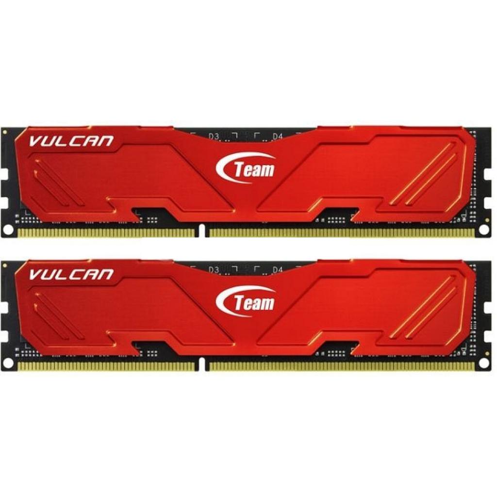 Модуль пам'яті для комп'ютера DDR3 16GB (2x8GB) 2133 MHz Vulcan Red Team (TLRED316G2133HC11ADC01)