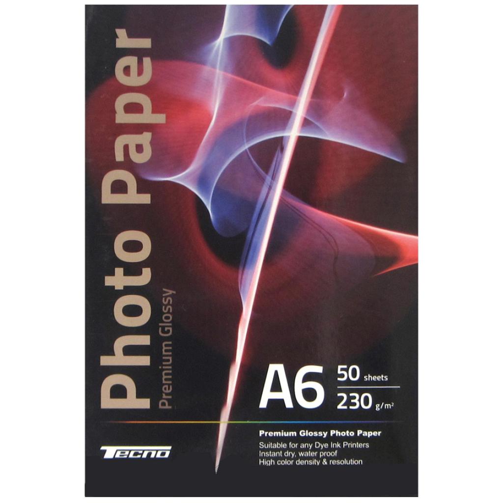 Фотопапір Tecno 10x15cm 230g 50 pack Glossy (230 A6 VP ED50)