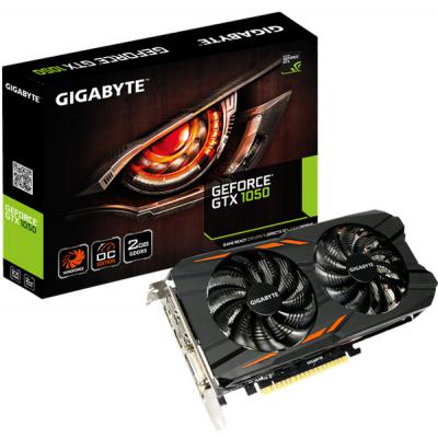 Відеокарта GIGABYTE GeForce GTX1050 2048Mb WINDFORCE 2X OC (GV-N1050WF2OC-2GD)